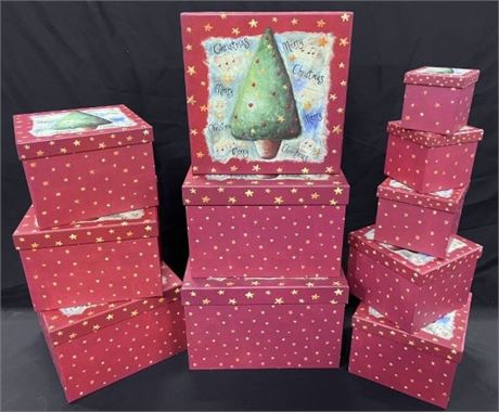 Christmas Nesting Box Set