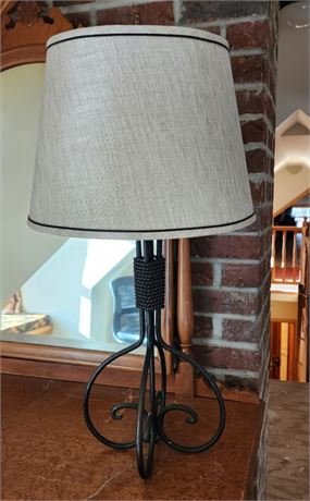 Decorative Metal Table Lamp - Attic