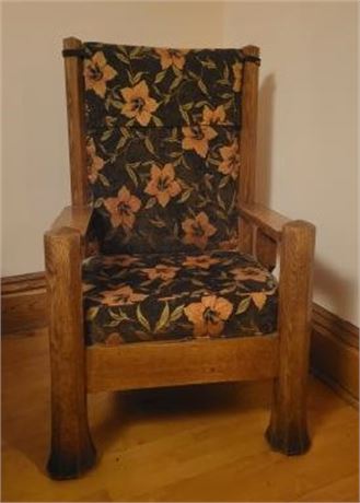 Antique Upholstered Chair  - Main floor room 4