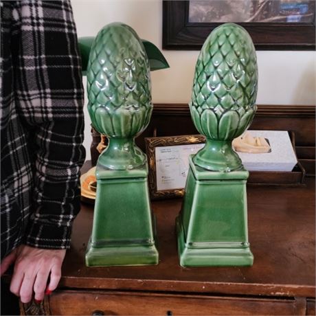 Pair of Pinecone Home Decor - Downstairs