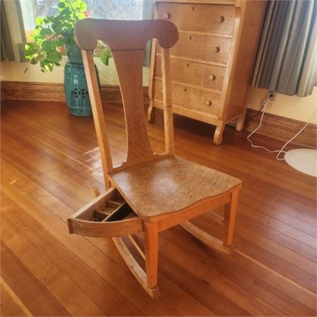 Antique Sewing Rocker - 2nd Floor Room 7