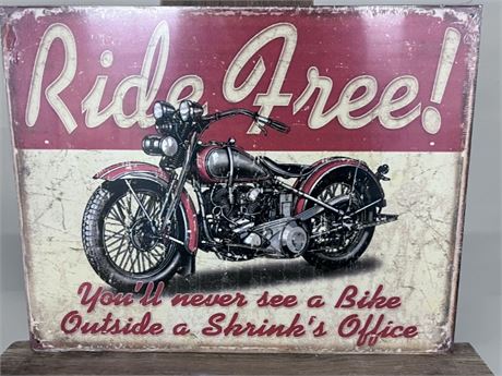 Metal Reproduction Sign...16x12