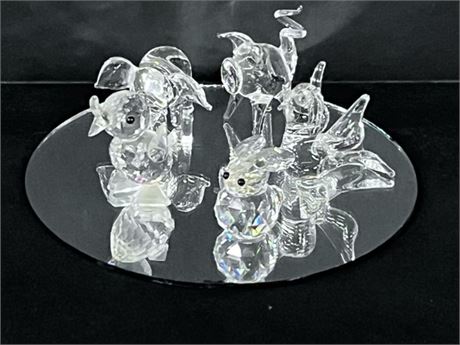 Assorted Mini Crystal Figurines