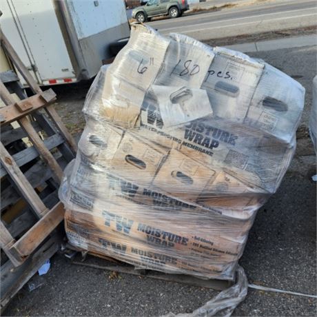 Pallet of 6" Door/Window Moisture Wrap...180pc