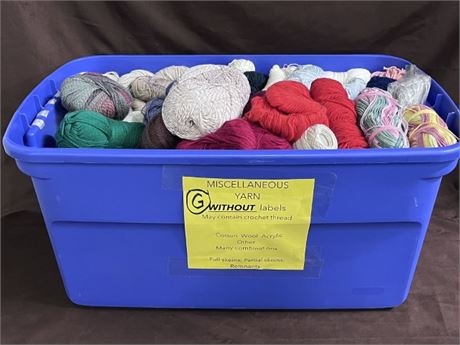 Assorted Yarn with Tote