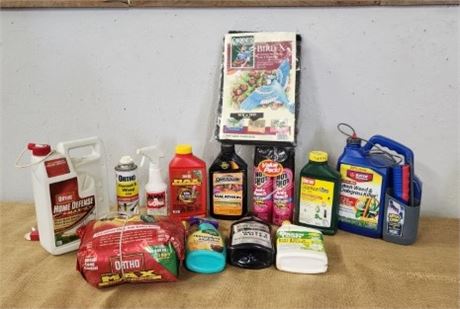 Assorted Lawn/Garden/Insect Treatments...35lbs