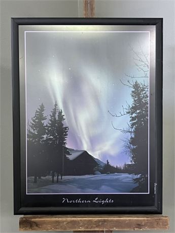 Framed Northern Lights Print...19x25