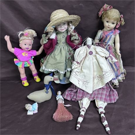 Vintage Assorted Dolls