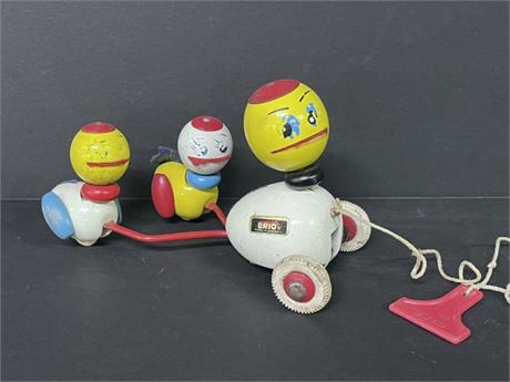 Collectible Wood BRIO Pull Toy