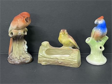 Czechoslovakian Bird Miniature Trio