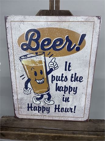Metal Reproduction Sign...12x16