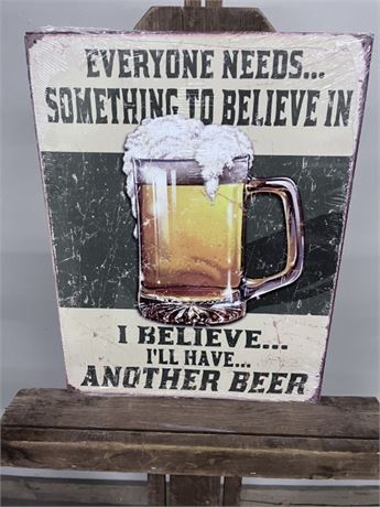 Metal Reproduction Sign...12x16