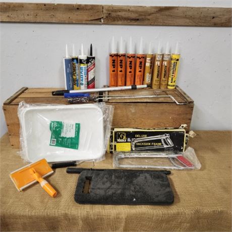 Assorted Painting & Sealing/Caulking Items