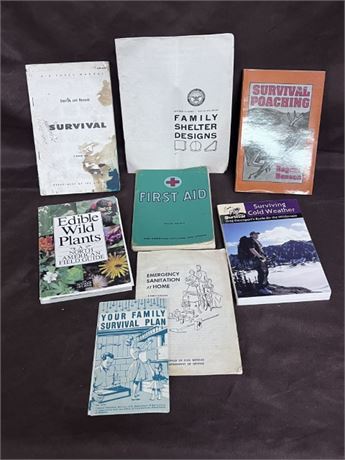 Assorted Survival Books