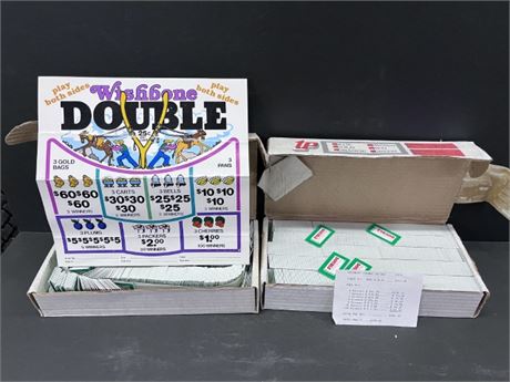 Collectible Genuine Double Action Pull Tabs...2 Boxes