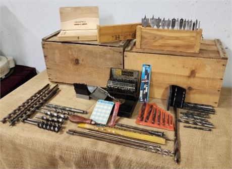 Assorted Drill Bits-Full Index Case Pair