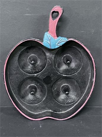 Vintage Cast Iron Apple Dumpling Pan