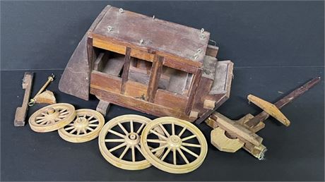 Partially Assembled Vintage Stage Coach Kit