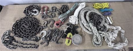 Assorted Towing/Lifting Items