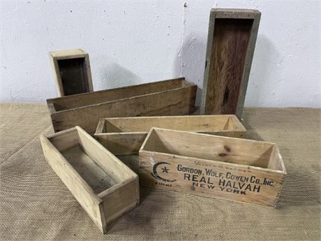 Assorted Vintage Wood Boxes