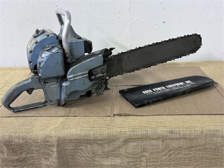 Vintage Homelite 18' Chainsaw with Sharpeners