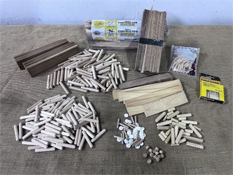 Assorted Wood Dowels/Shims