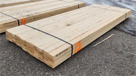 2x4x104" Lumber - 48pcs. (Bunk #12)