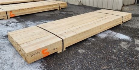 2x4x104" Lumber - 40pcs. (Bunk #5)
