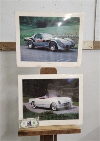 Collectible Corvette Poster Pair...20x16