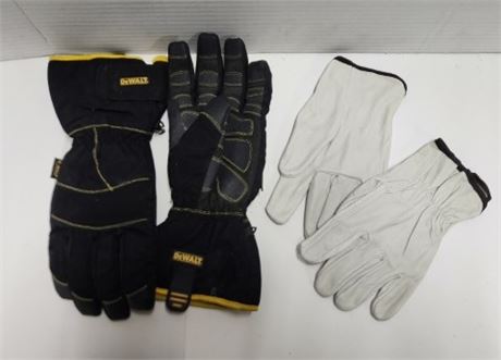 Leather & Winter Gloves...XL