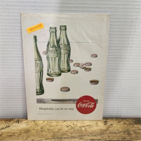 Vintage 1952 Coca-Cola New Yorker Ad Page Original
