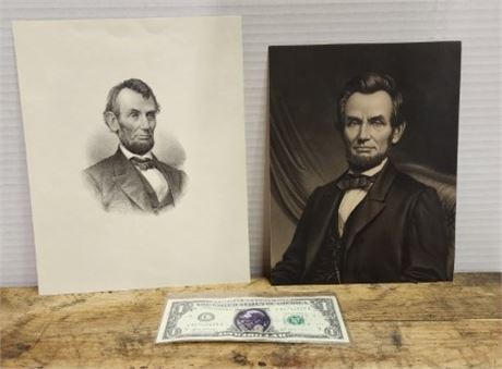 Vintage Abraham Lincoln Prints