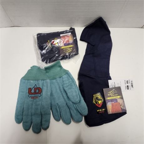 FR Cold Weather Hood Pair All Size & Gloves...XL