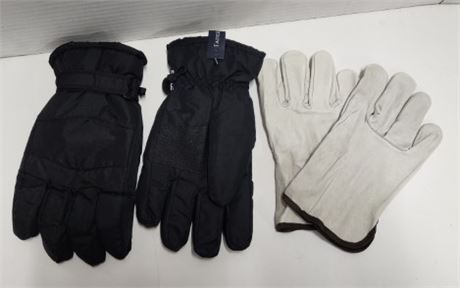 Leather & Work Glove Pair...XL