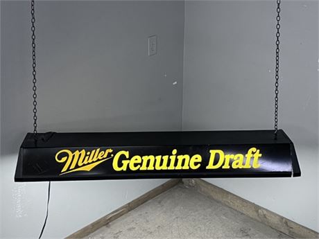 MGD Pool Table Lamp...51" Long x 12"