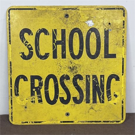 Metal School Crossing Sign...24x24