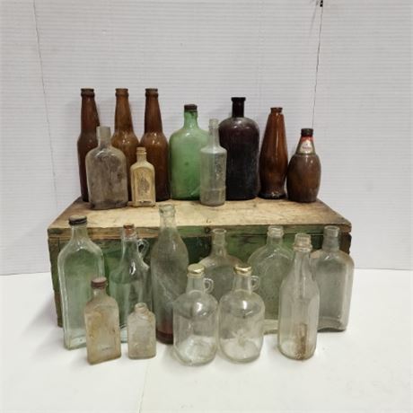 Antique Bottles-Jugs