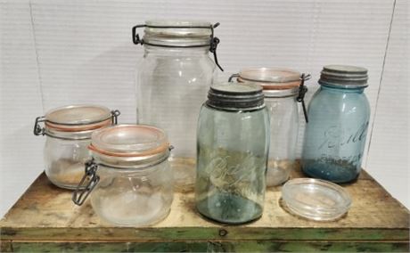 Vintage Canning & Cannister Jars