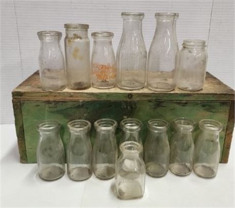 Vintage Milk/Cream Bottles