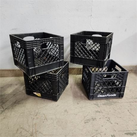 4 Milk Crates