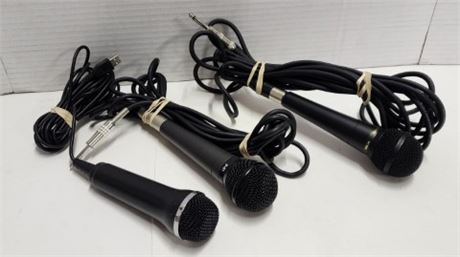 Nice Microphone Trio with Cords