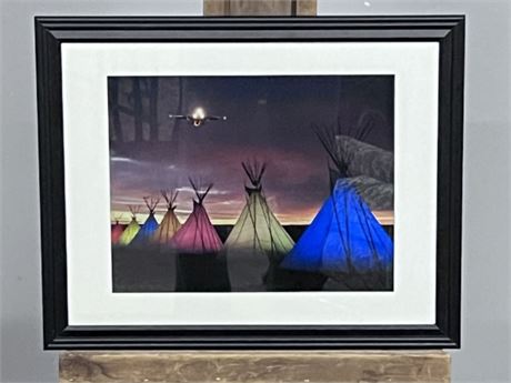 Framed Photo Print on Metal...20x16