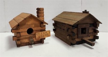 Birdhouse Pair