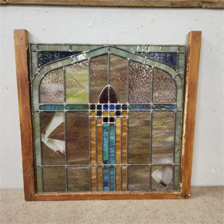 Antique Strained Glass...30x29