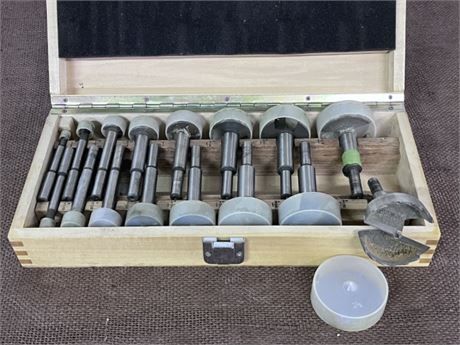 1/4"-2 1/8" Forstner Bits with Case