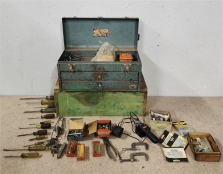 Tool Box with Tools