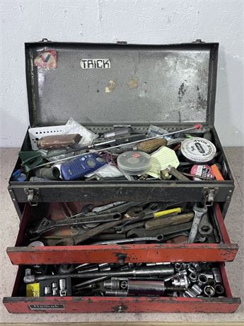 Toolbox with Assorted Tools...61lbs