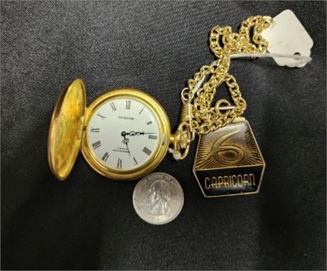 Mastertime Pocket Watch with Chain