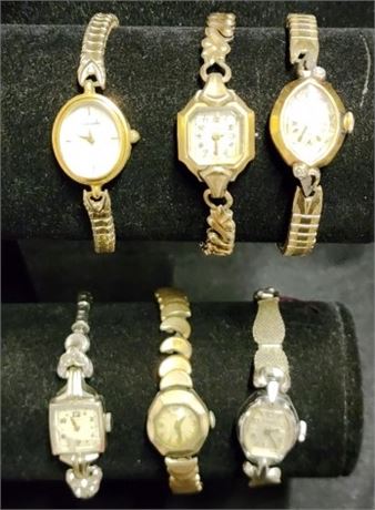 Collectible Vintage Ladies Wrist Watches