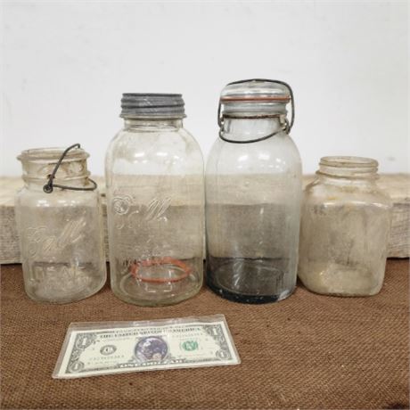 Vintage Canning Jars